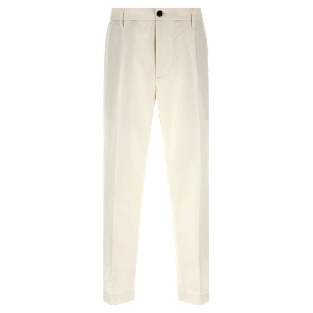 Department 5 White Cotton Casual Men's Pants